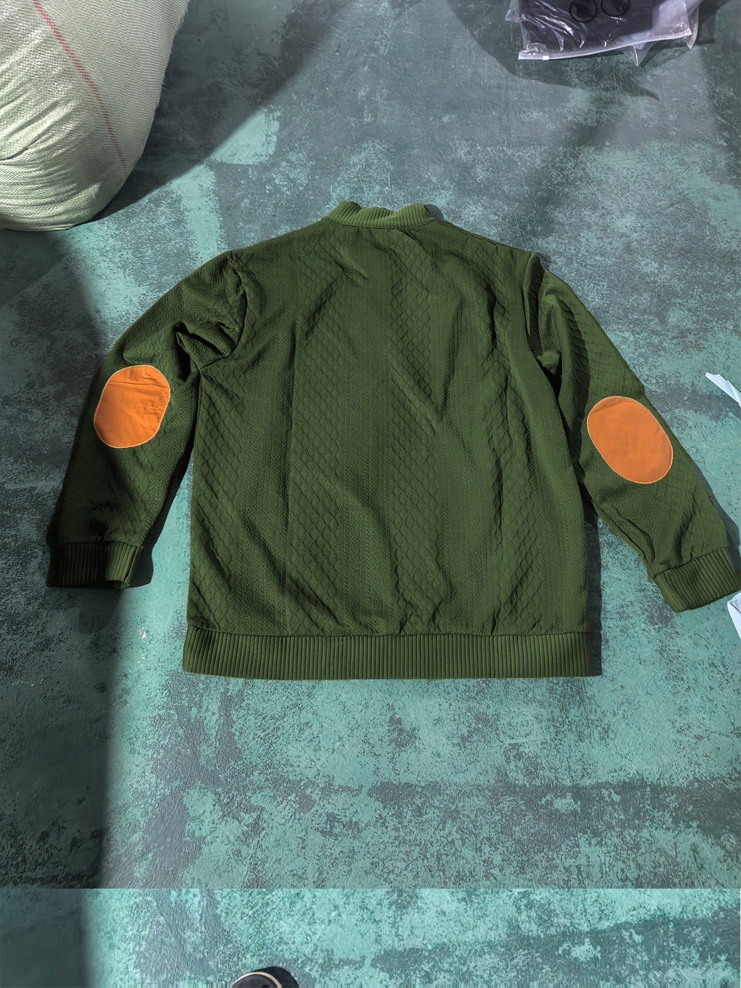 Stand Collar Button Henley Sweater for Men, Plus Size