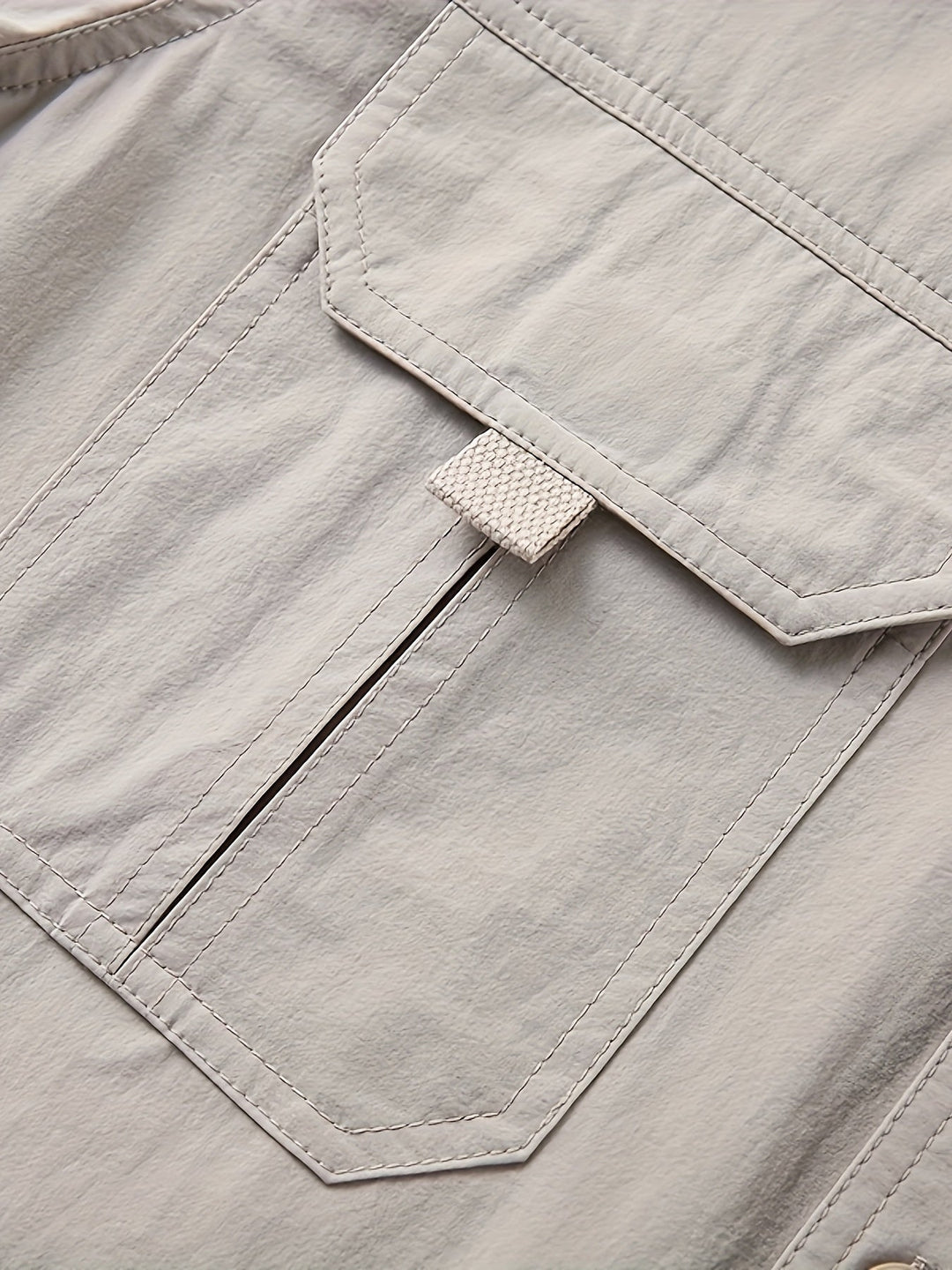 Multi-Pocket Cargo Shirt for Men, Rugged Style