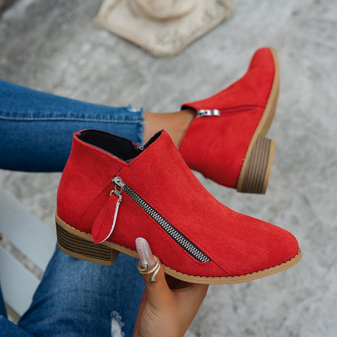 Side-Zip Ankle Boots for Women, Everyday Style
