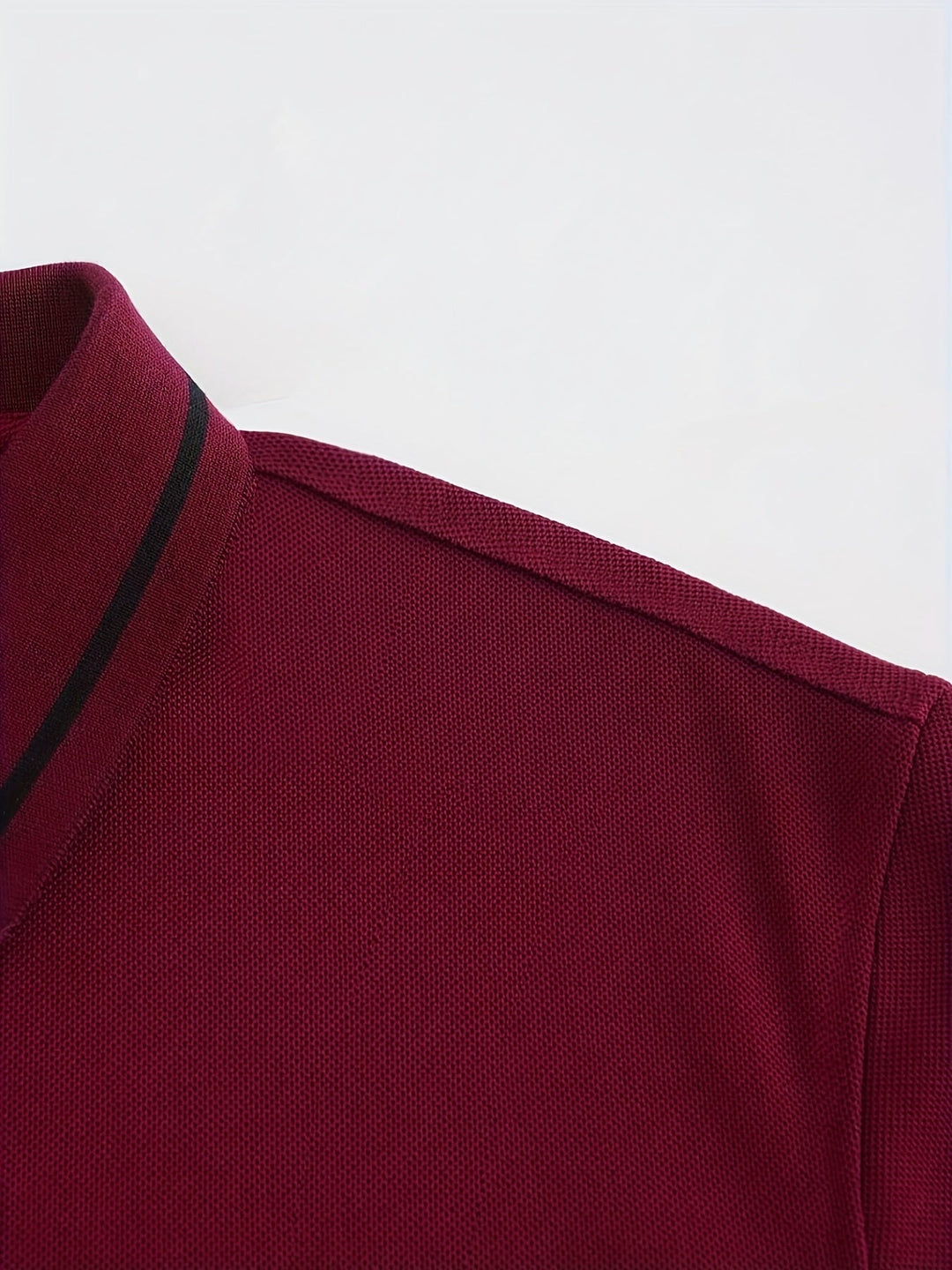 Long-Sleeve Polo Shirt for Men, Refined Style