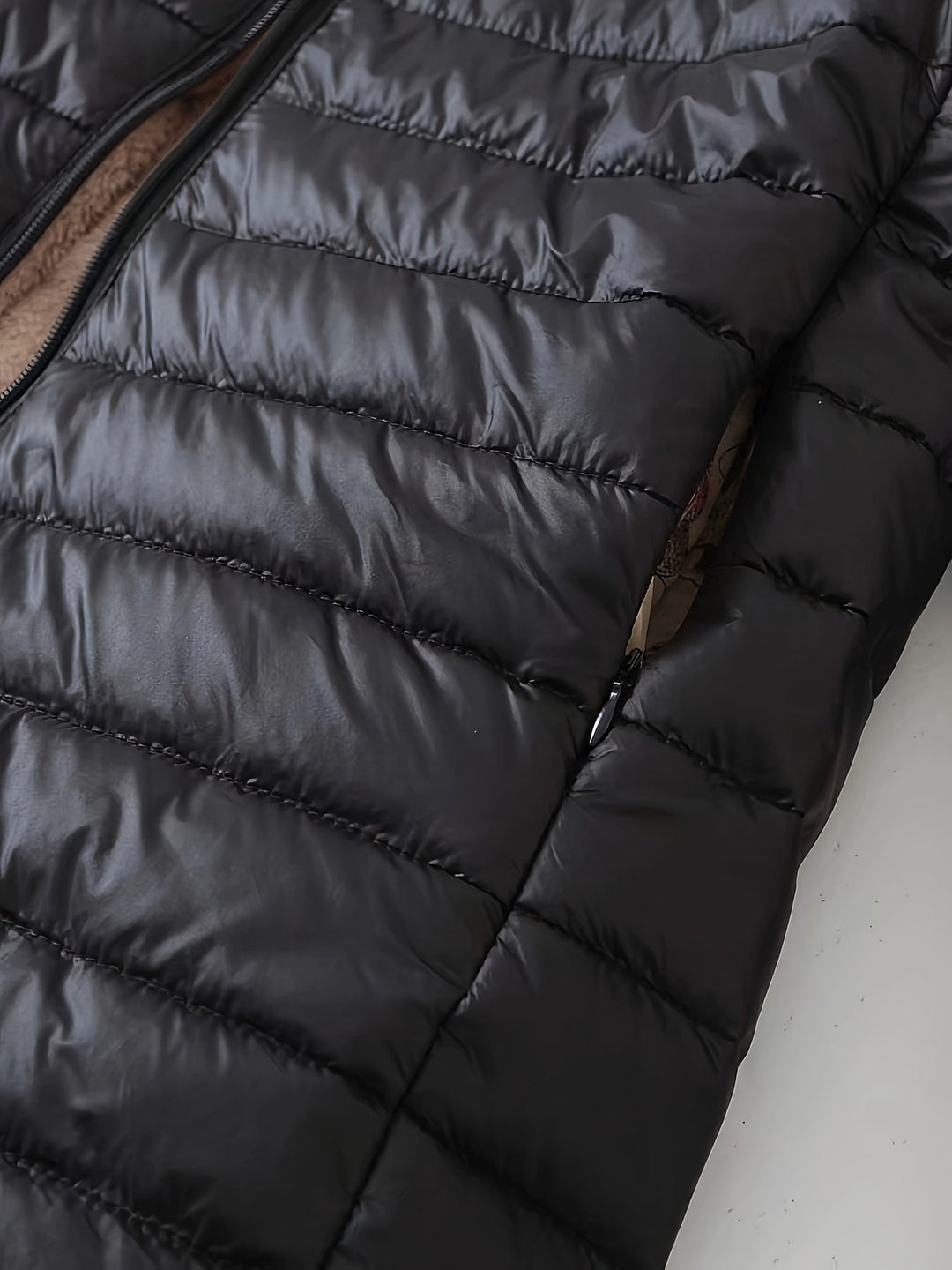 Quilted Longline Coat for Women