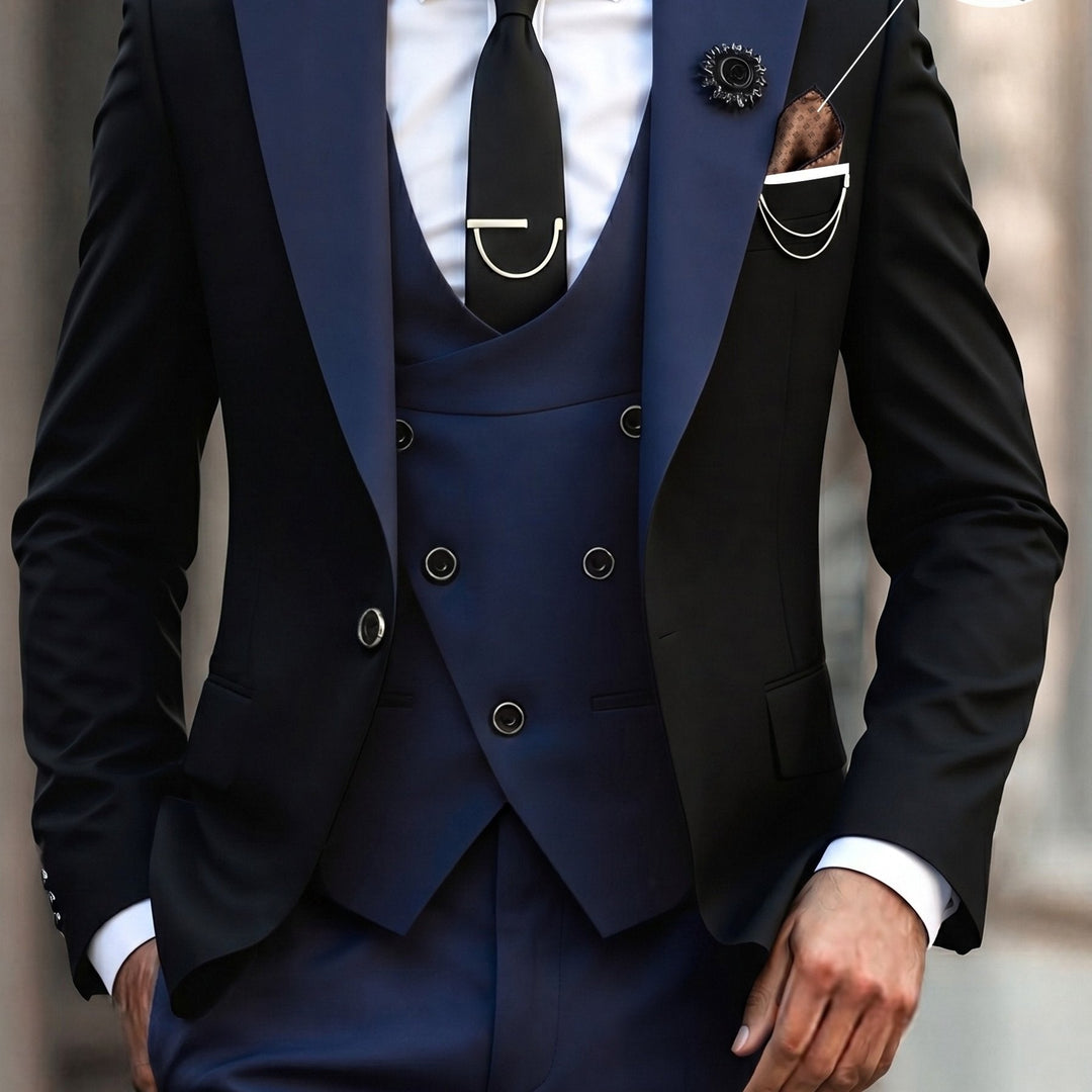 Three-Piece Suit, Men's Tailored Fit