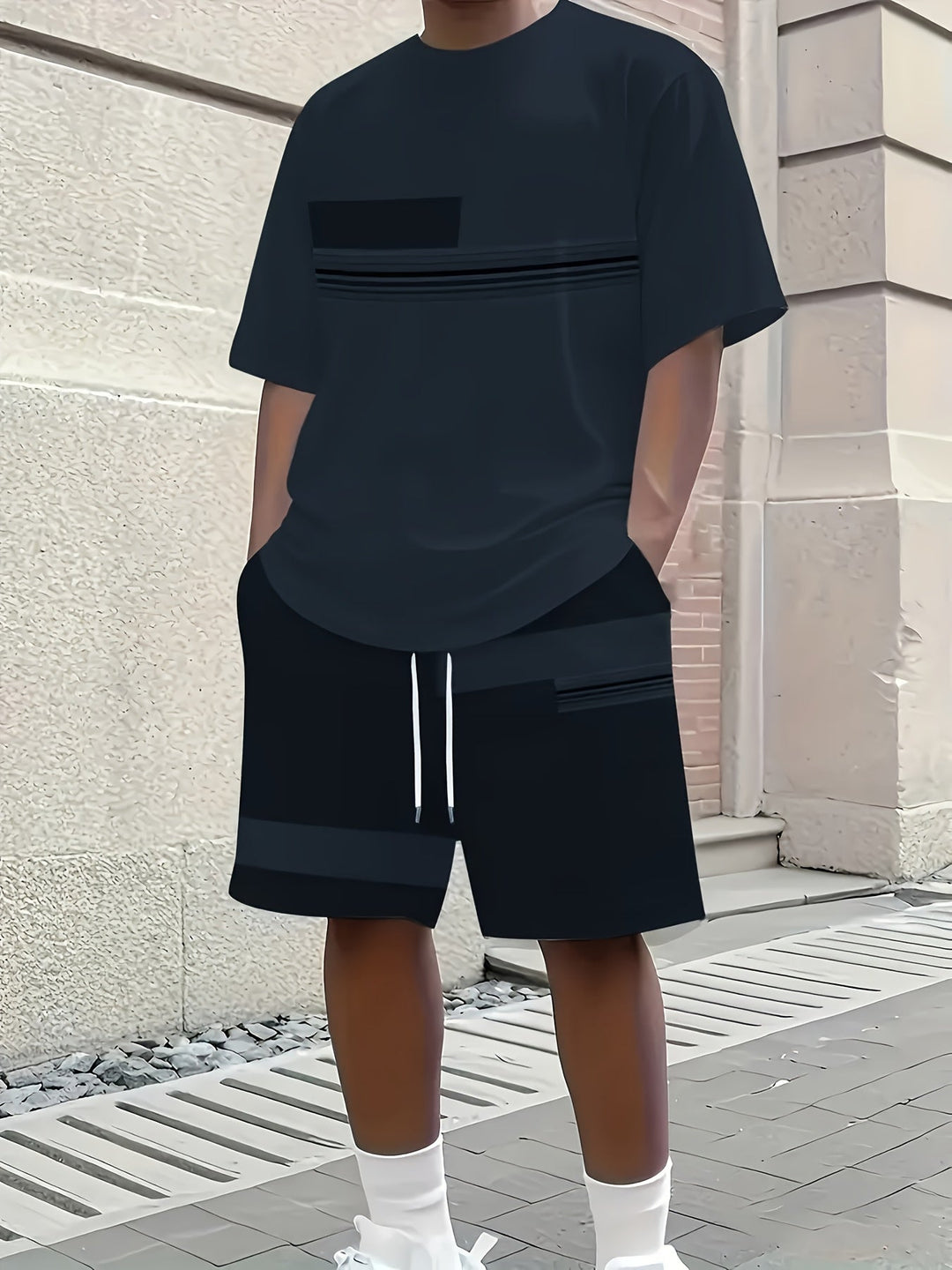 Two-Piece Summer Set for Men, Relaxed Style