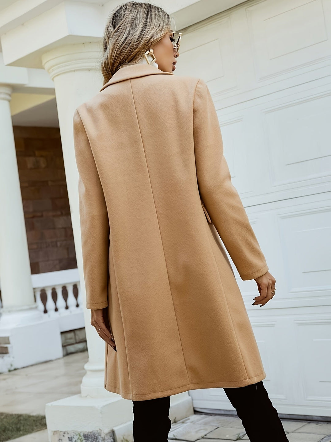 Women's Mid-Length Double-Breasted Coat