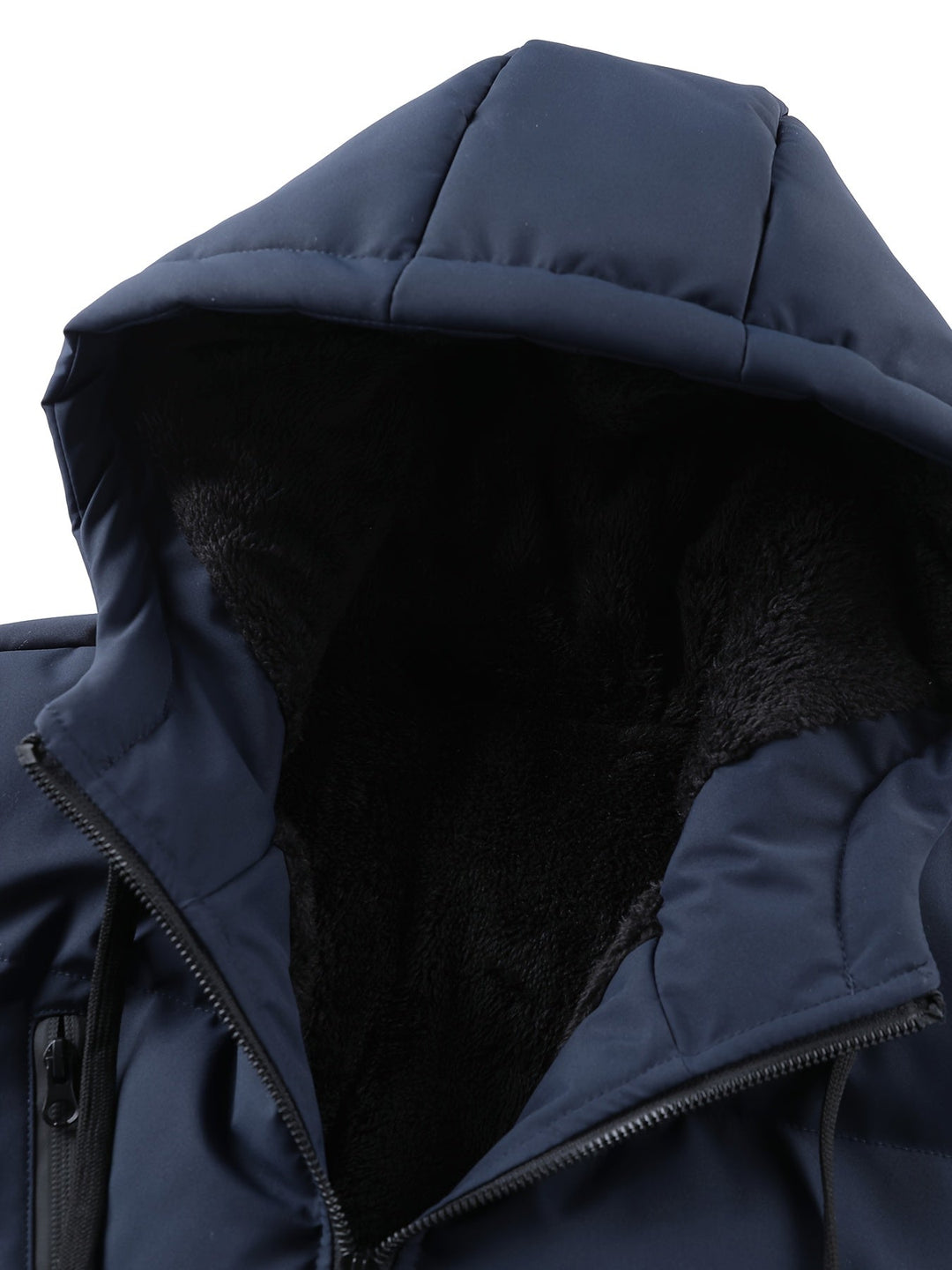 Quilted Hooded Winter Jacket for Men