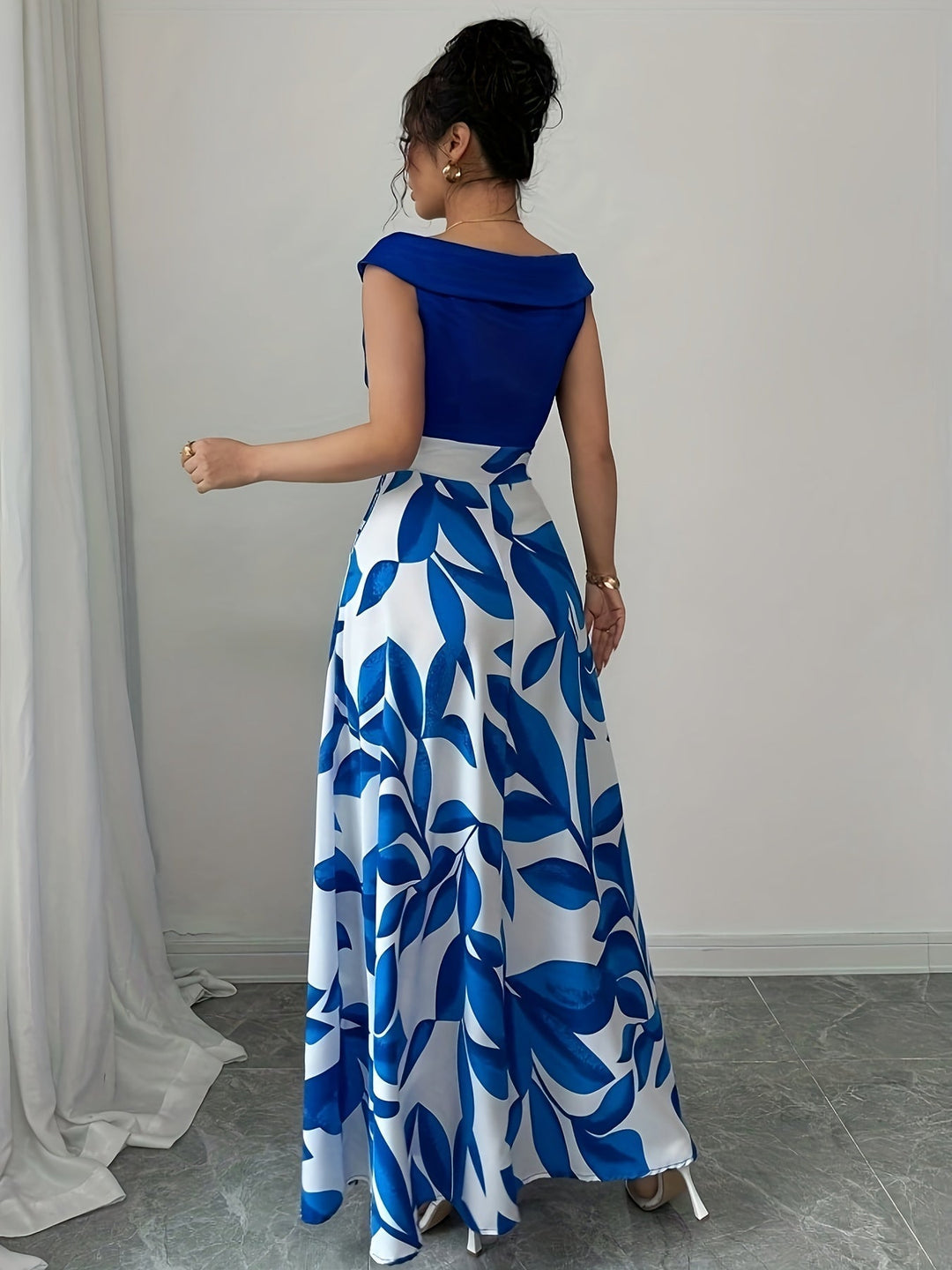 Floral Maxi Dress for Women, Elegant Style