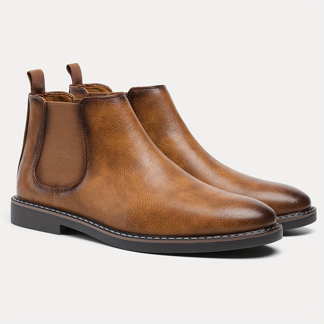 Refined Slip-On Chelsea Boots for Men