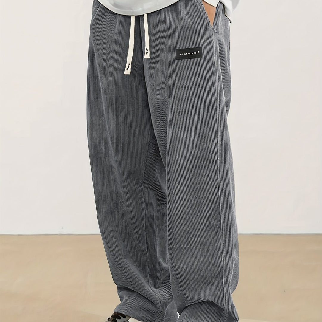Men's Relaxed Straight-Leg Pants