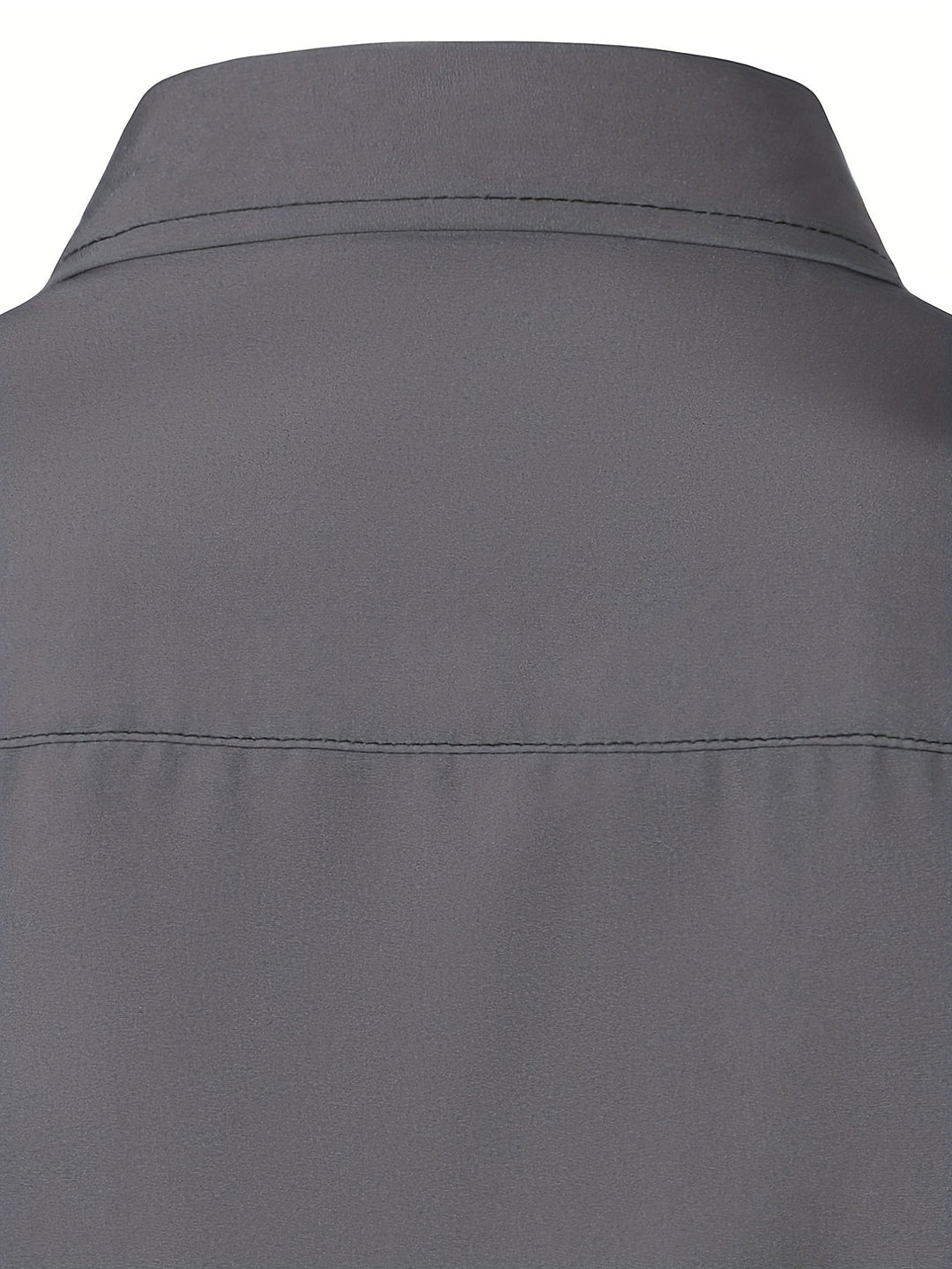 Ladies Contrast-Trim Long Sleeve Shirt