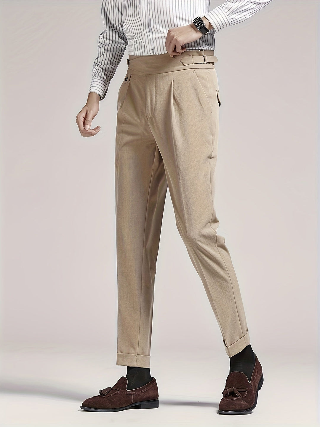 Pleated Trousers, Men's Tailored Fit