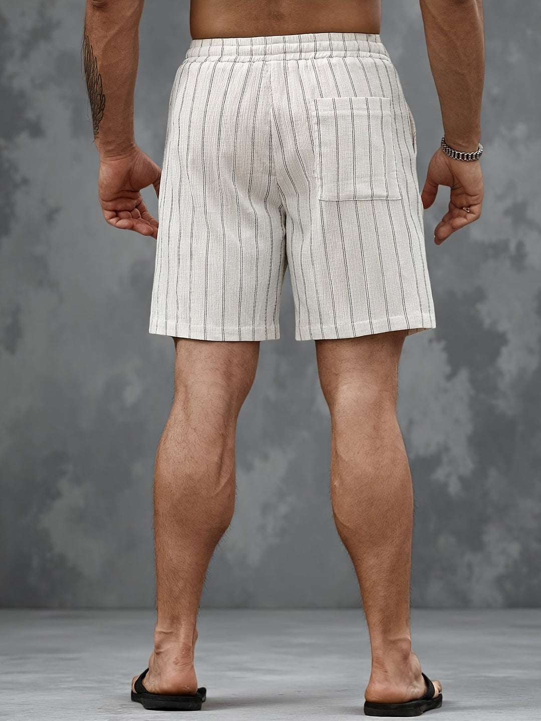 Relaxed Drawstring Shorts for Men