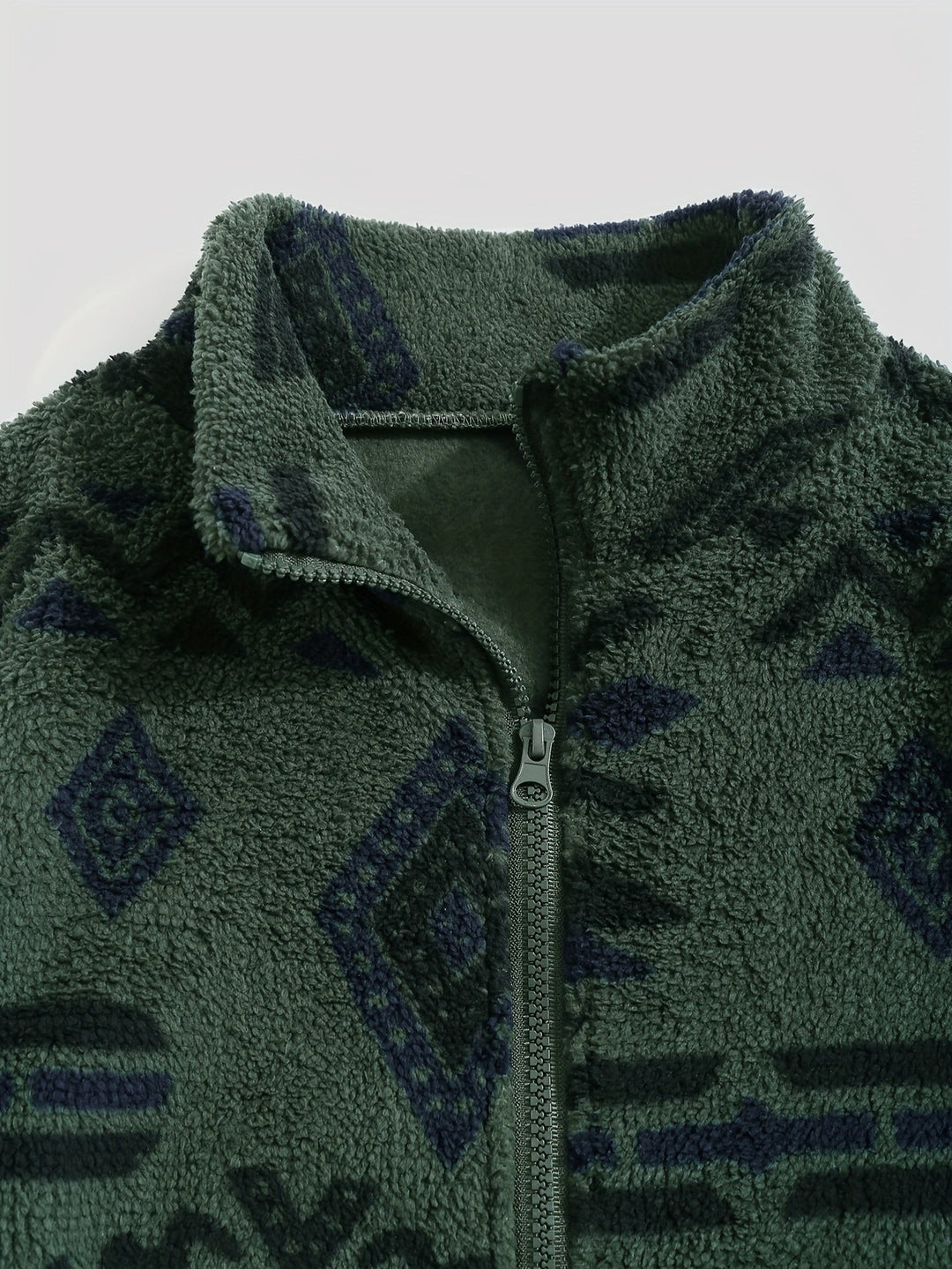 Zip-Up Jacket for Women, Patterned Style