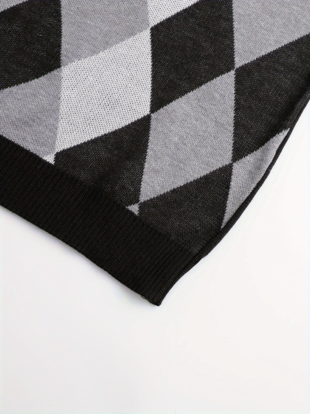 Argyle Sweater Vest, Men's Classic Fit