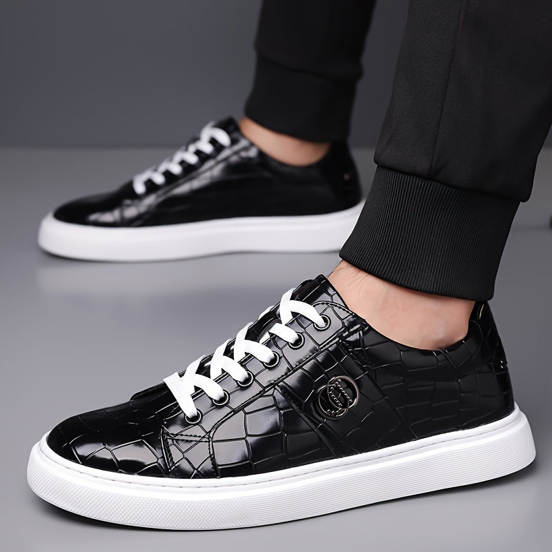 Refined Textured Sneakers for Men