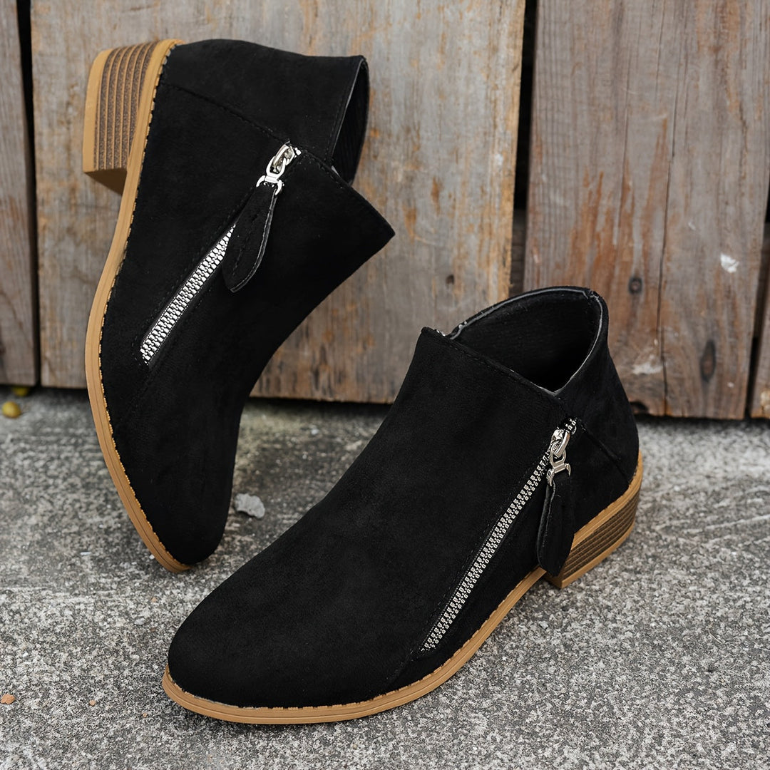 Side-Zip Ankle Boots for Women, Everyday Style