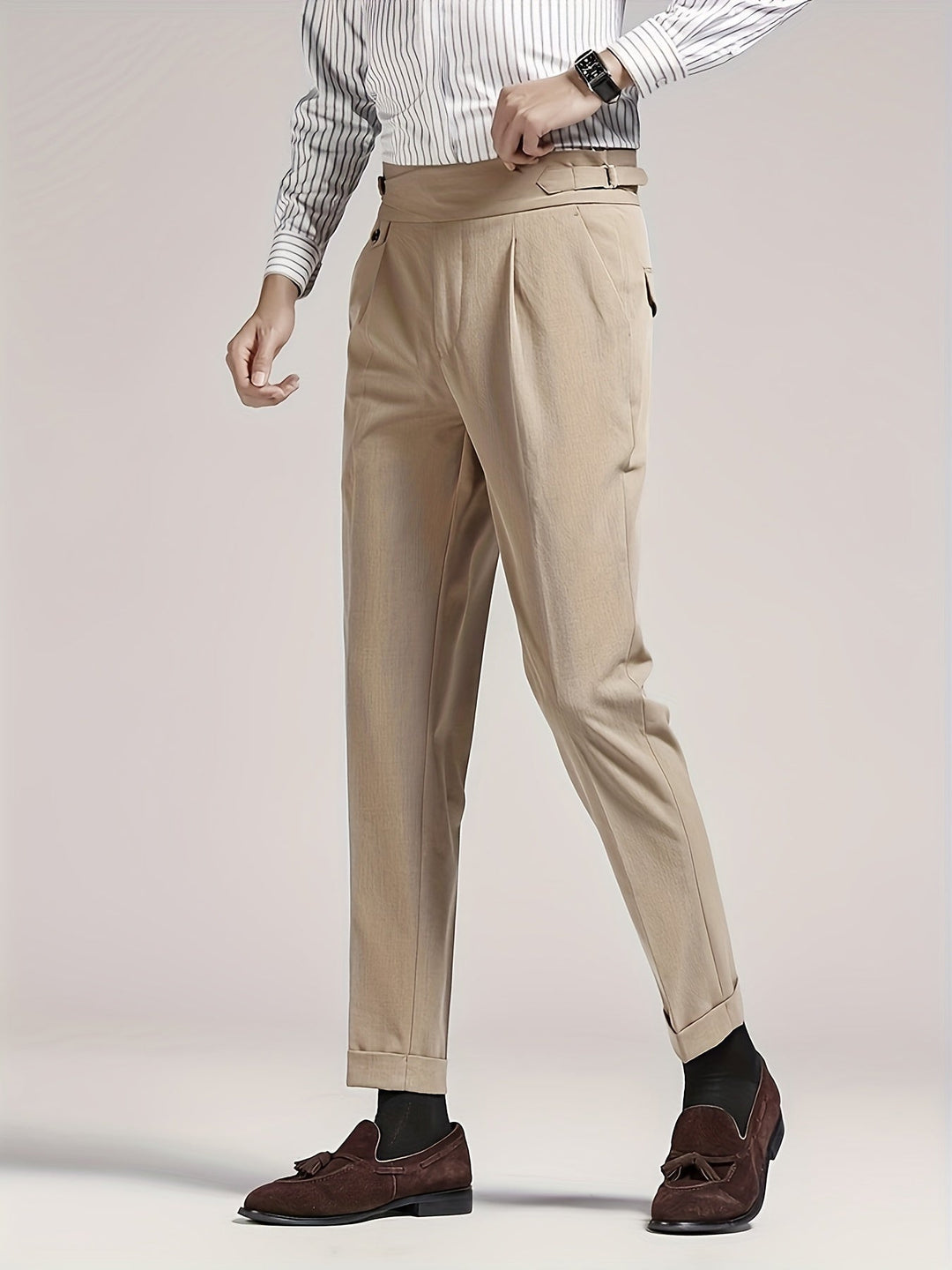 Pleated Trousers, Men's Tailored Fit