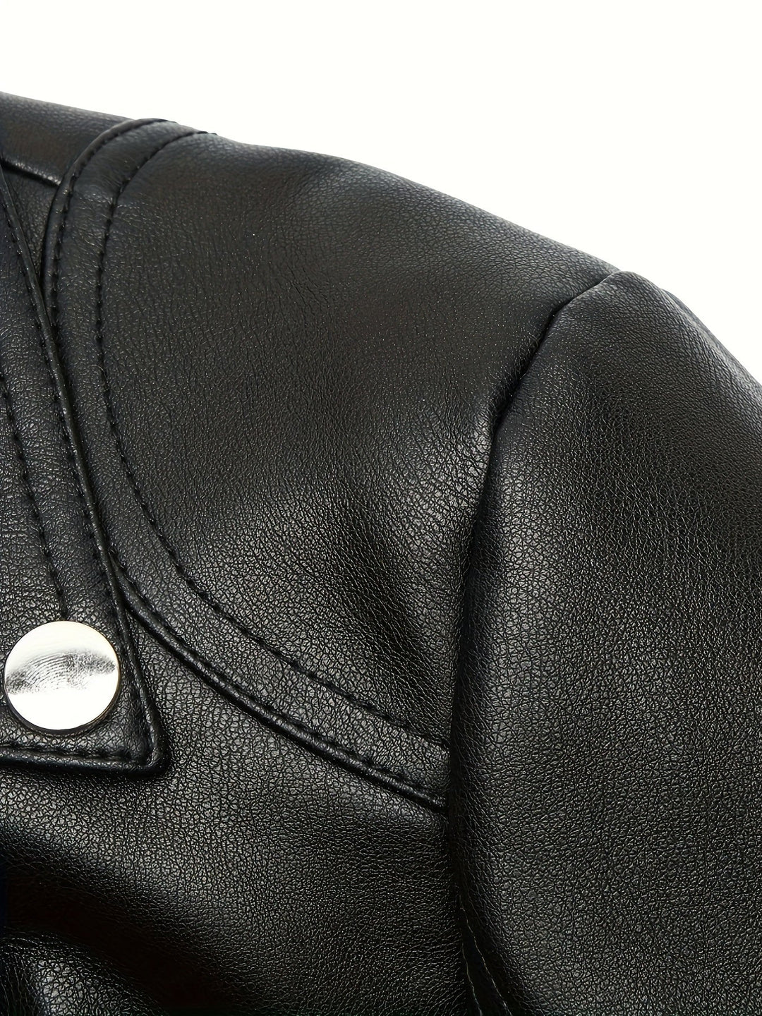 Sculpted Zip-Front Moto Jacket for Women