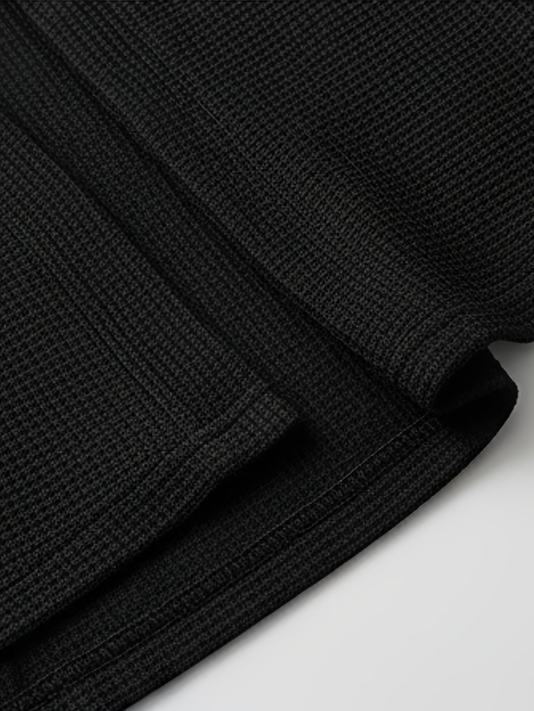 Open-Front Textured Cardigan for Men