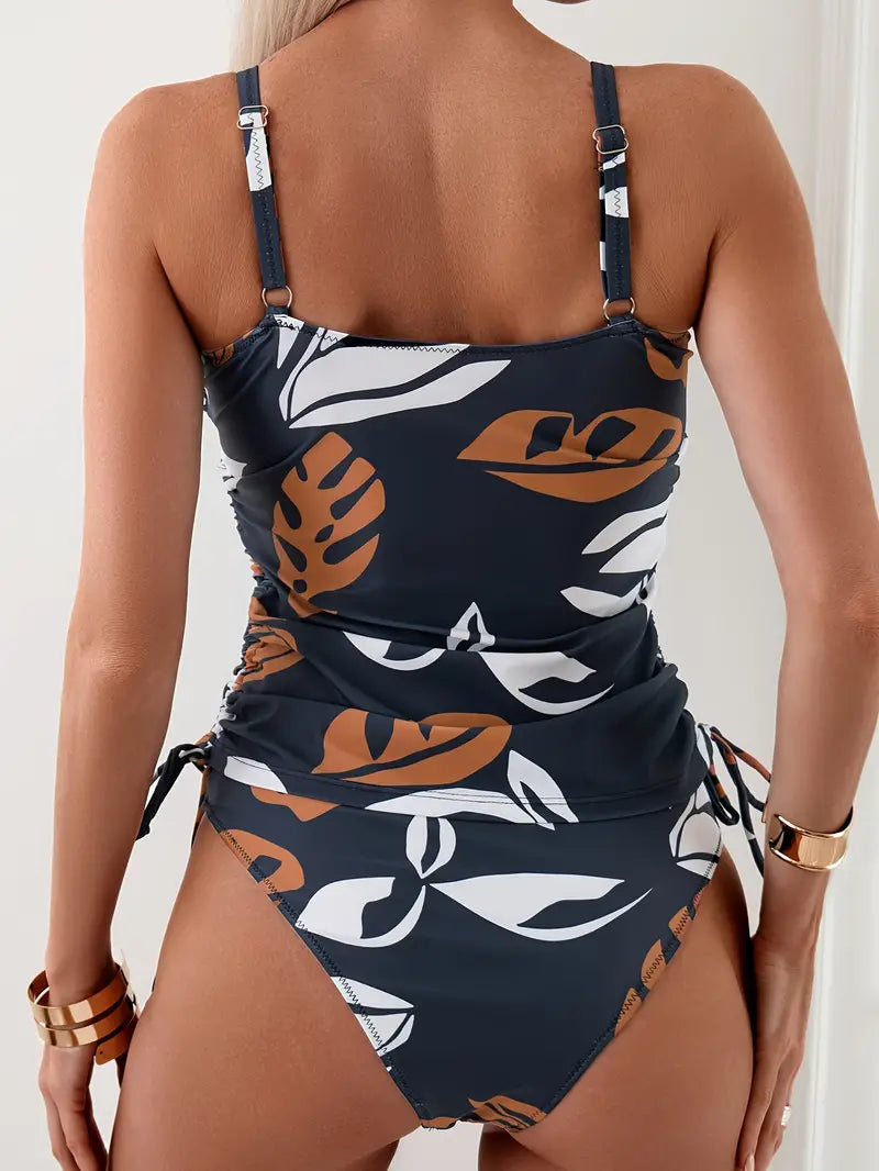 Printed Tankini Swimsuit for Women, Stylish Style