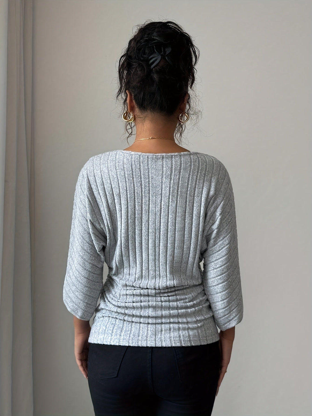 V-Neck Top for Women, Relaxed Style