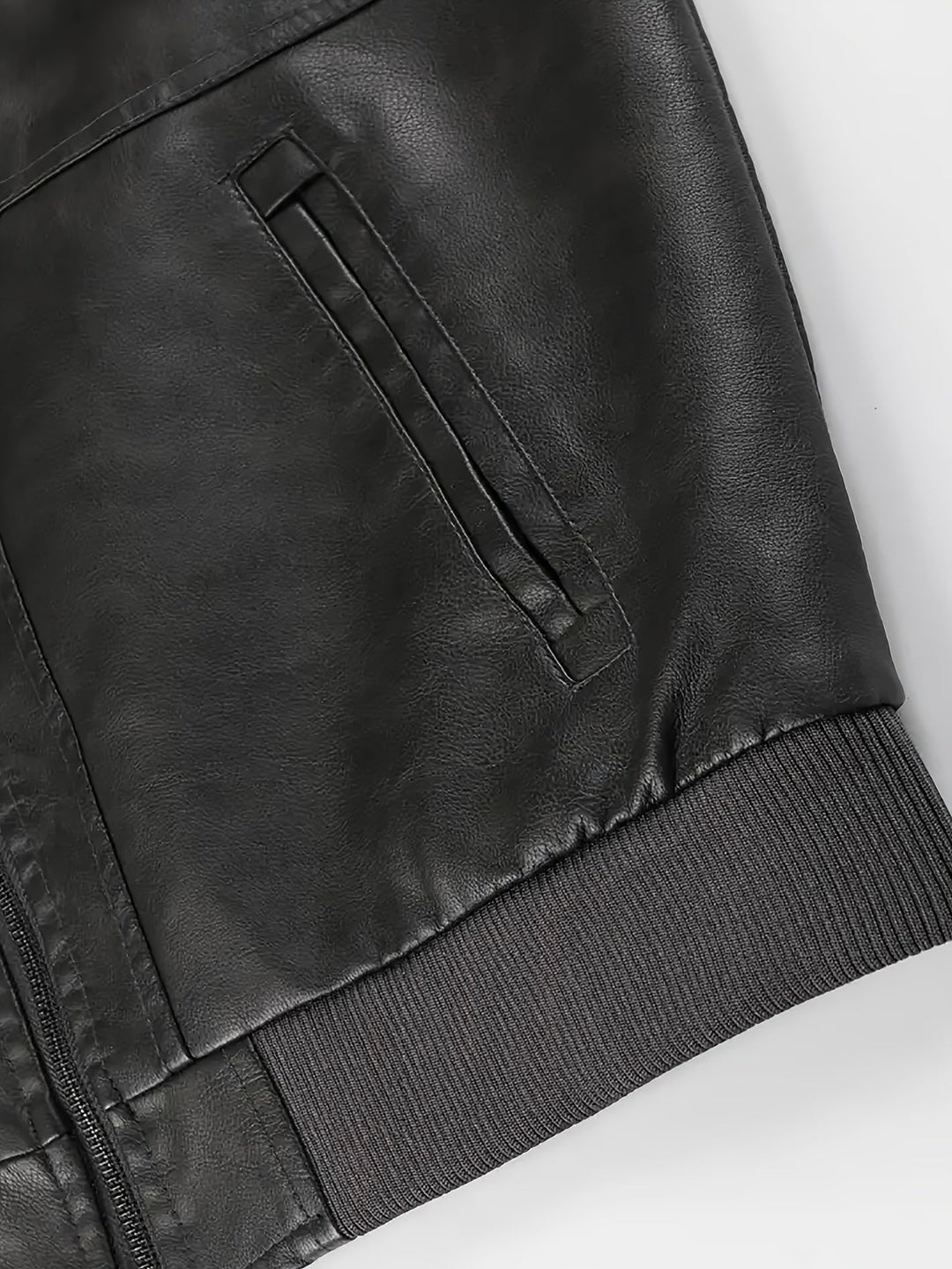 Hooded Moto Jacket for Men