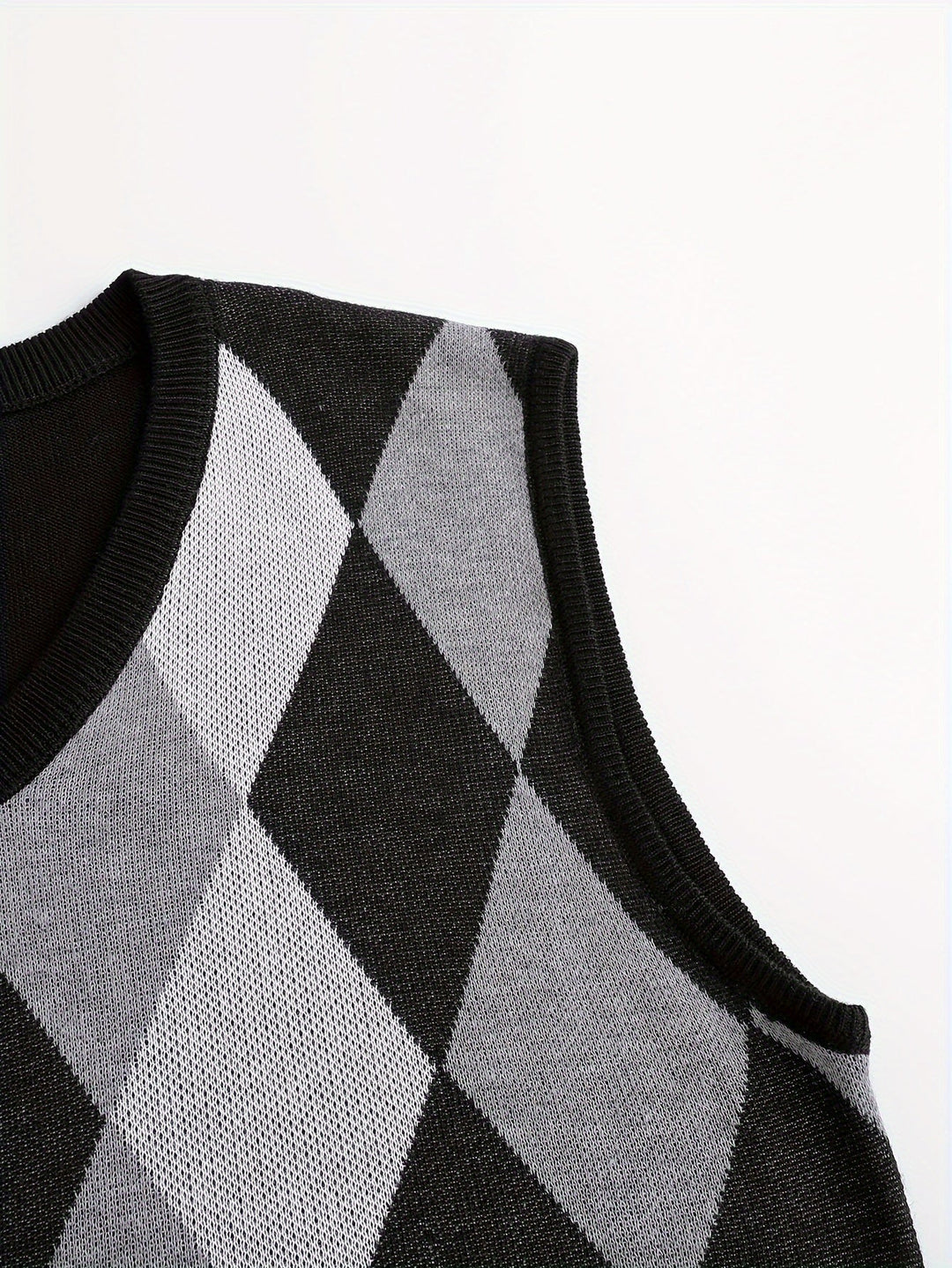 Argyle Sweater Vest, Men's Classic Fit