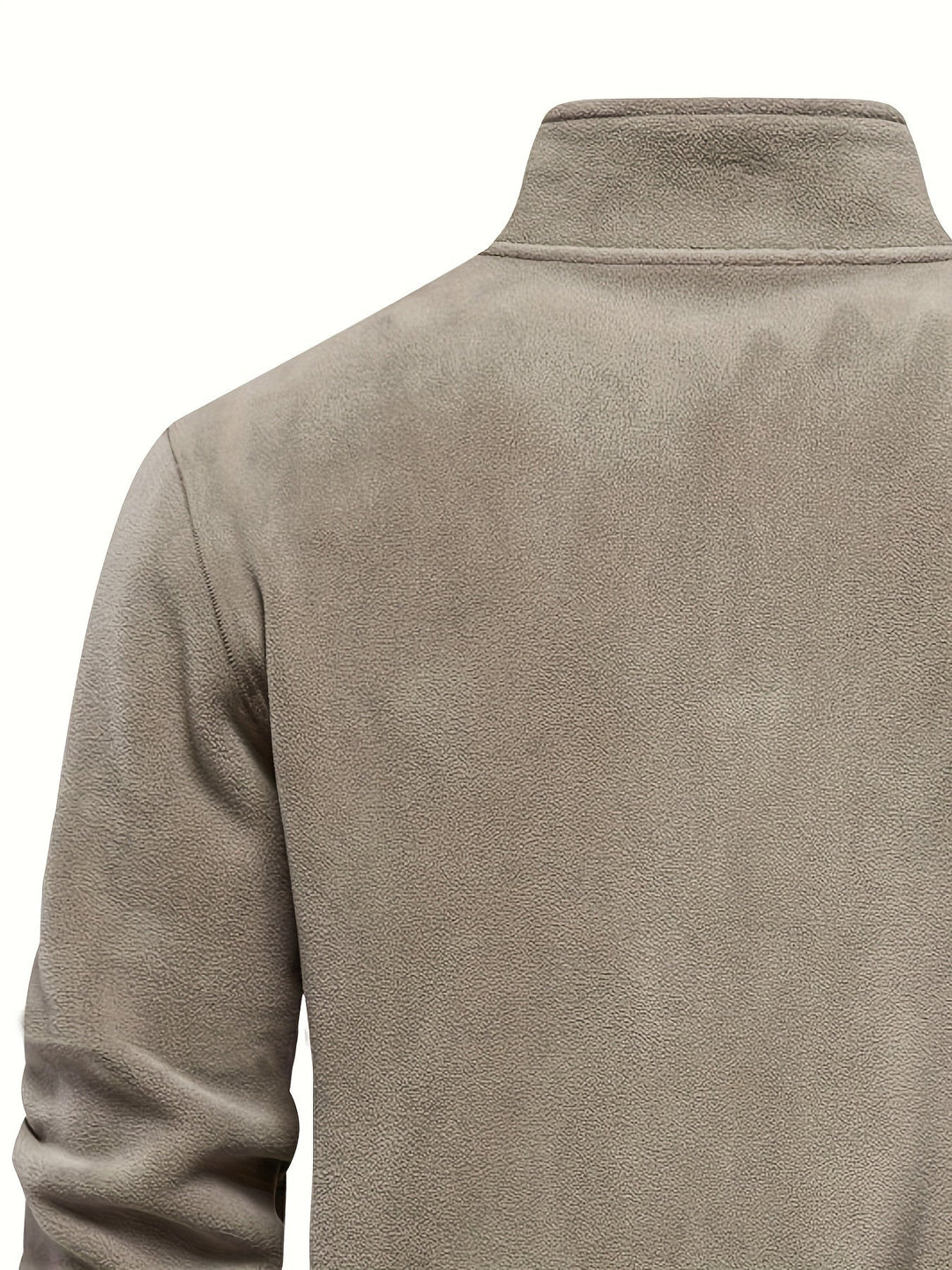 Men's Half-Zip Stand-Collar Pullover
