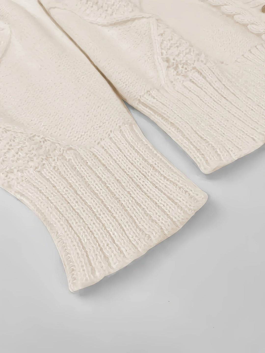 Women's Cozy Cable-Knit Button Cardigan