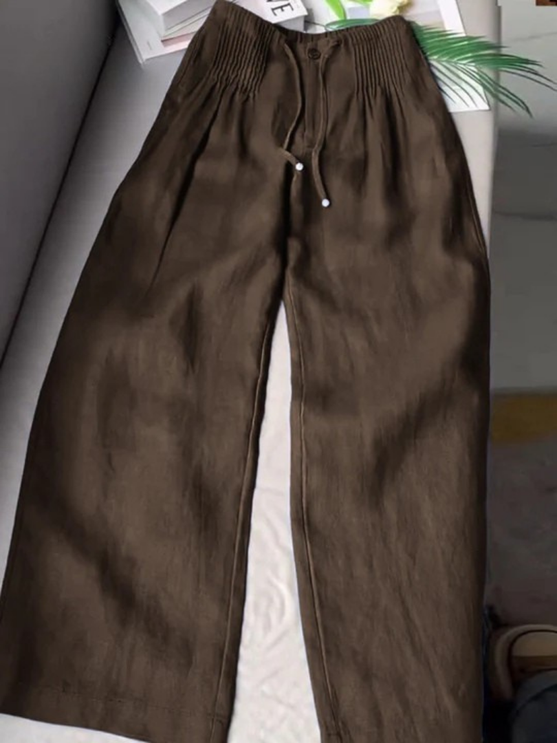 Ladies Elegant Wide Leg Lace Pants