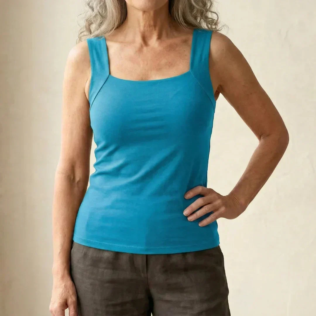 Built In Comfort Bra Tanktop for Women, Plus Size