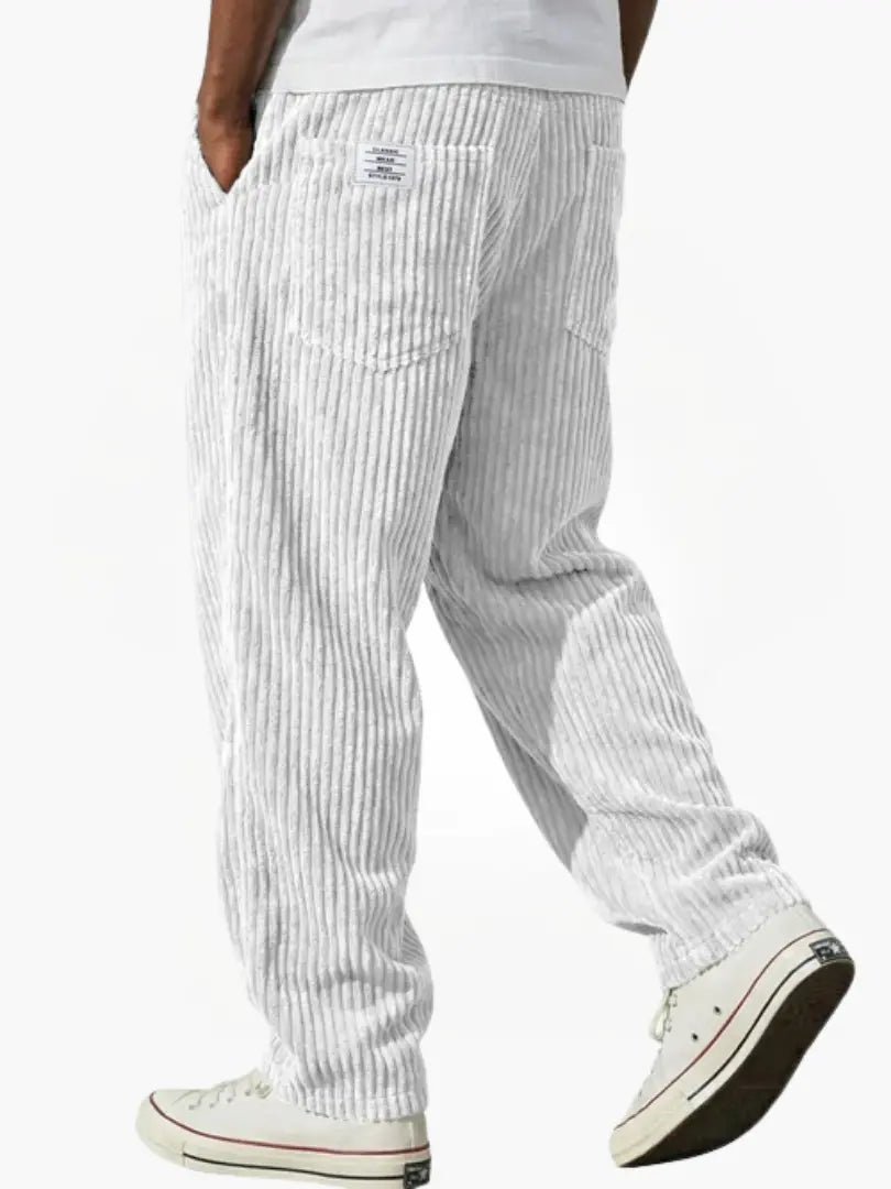 Vintage-Inspired Corduroy Trousers for Men