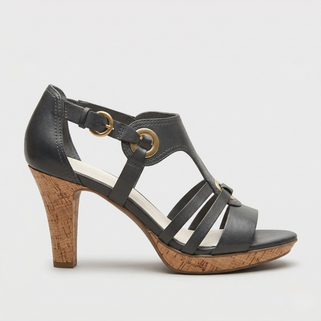 Orthopedic Orthopedic Strap Open Toe Heels for Women