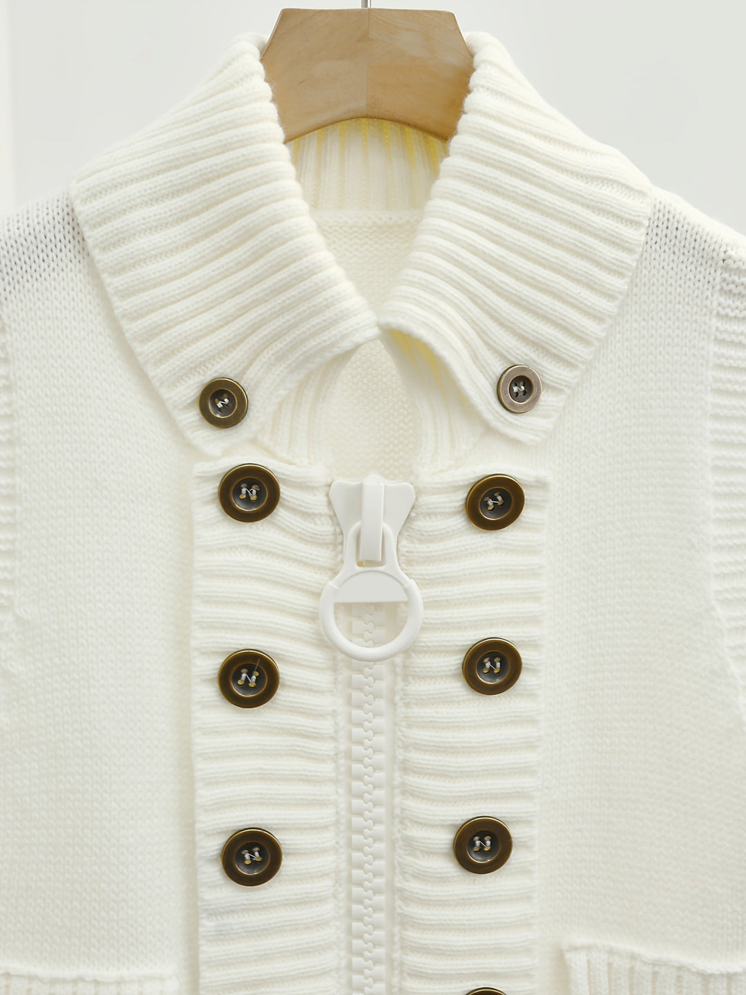 High-Collar Zip Vest for Women