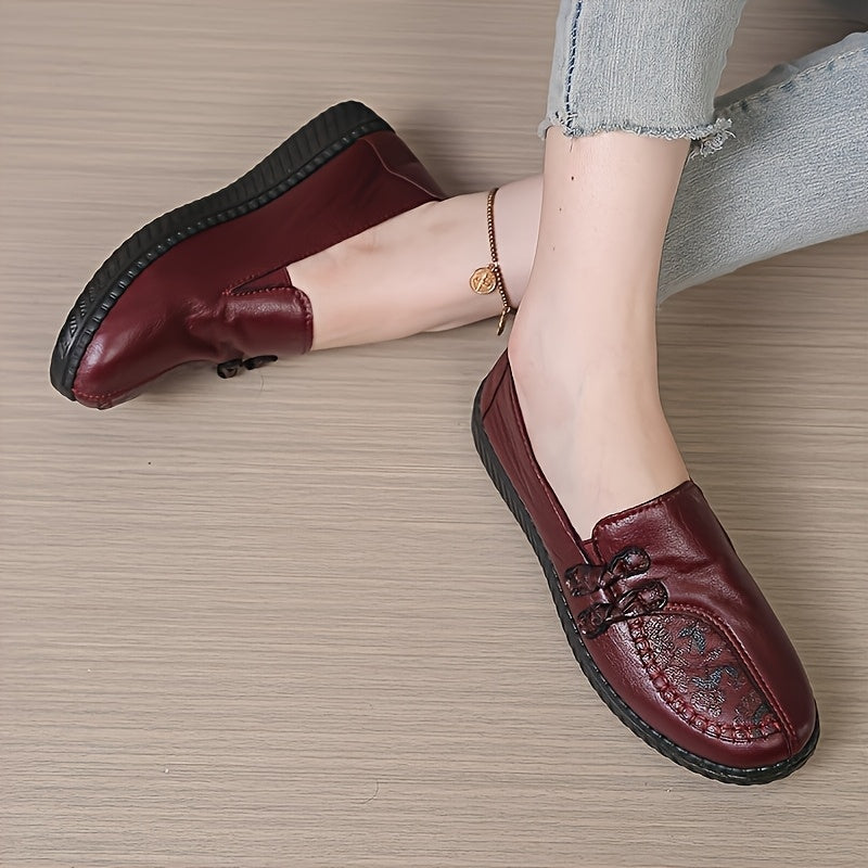 Cushioned Slip-On Loafers for Women