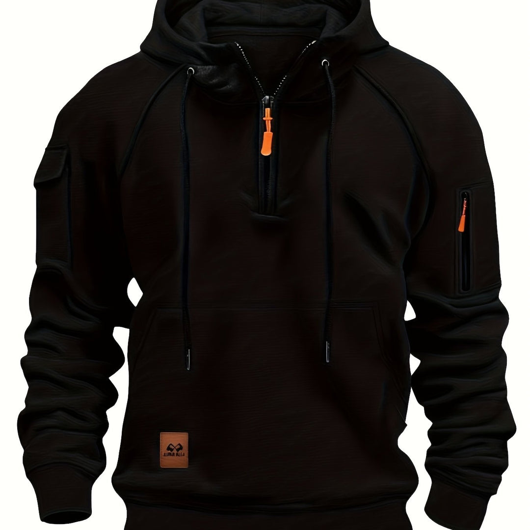 Utility Quarter-Zip Hoodie for Men