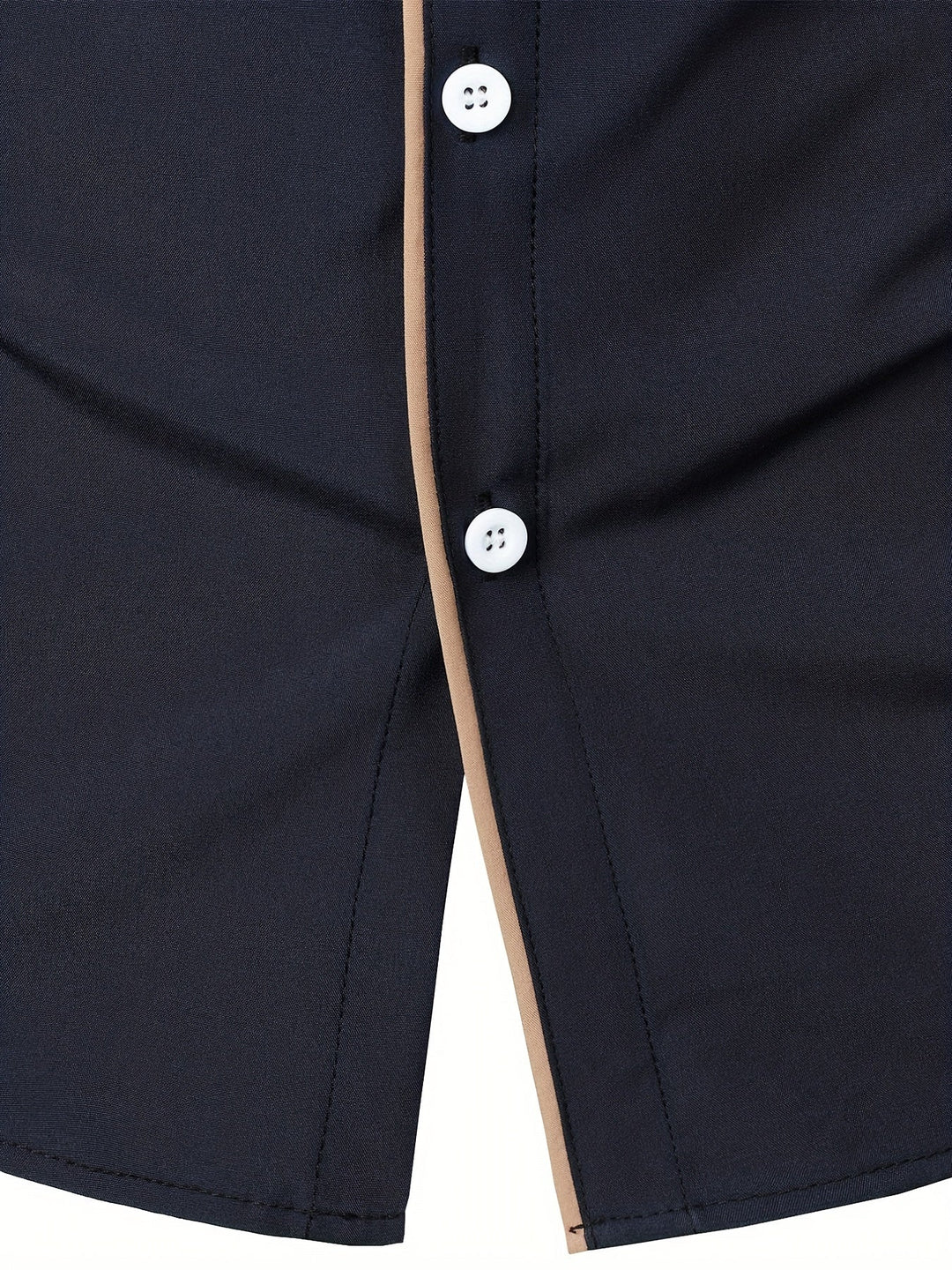 Ladies Contrast-Trim Long Sleeve Shirt