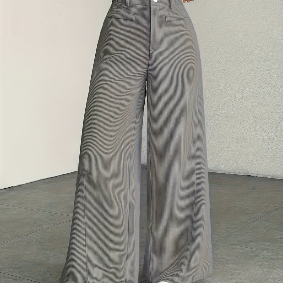 High-Waisted Wide-Leg Trousers for Women