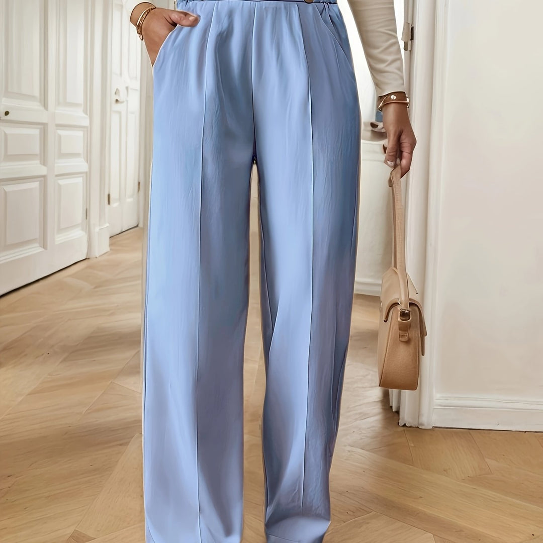 High-Waist Trousers for Women, Tailored Style