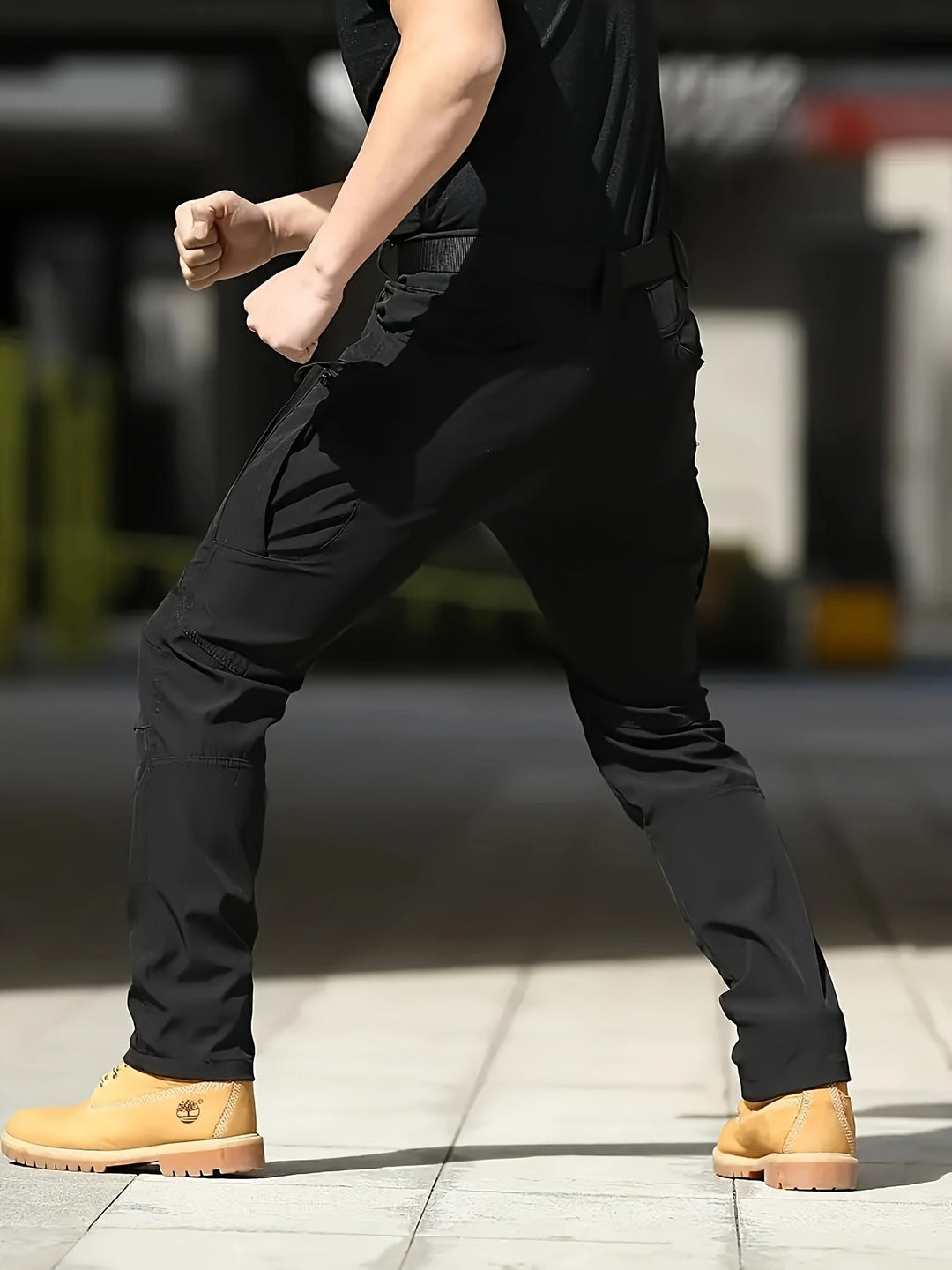 Multi-Pocket Tactical Trousers, Men's Rugged Fit