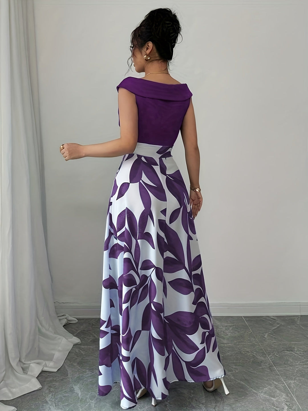 Floral Maxi Dress for Women, Elegant Style