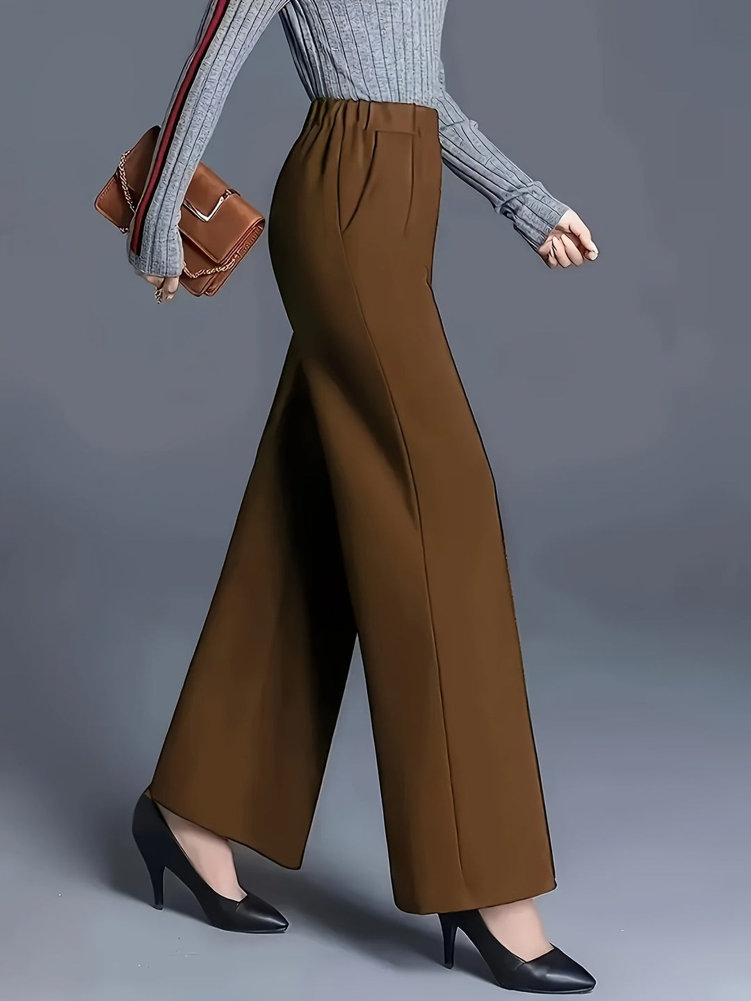High-Waisted Wide-Leg Pants for Women