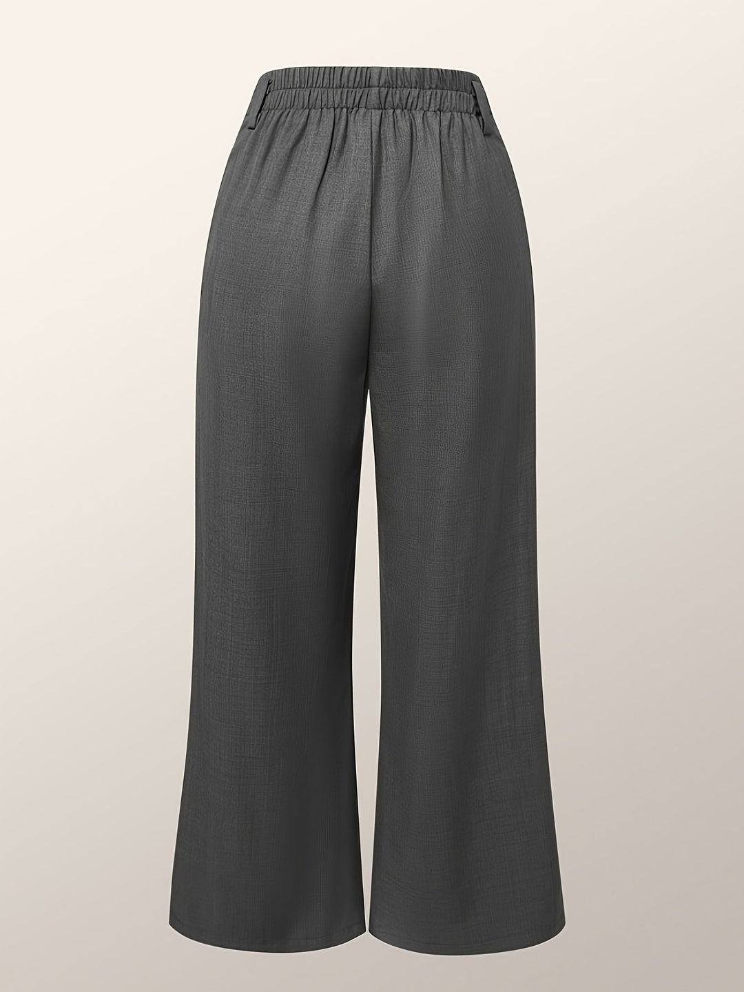 Wide-Leg Slit Trousers for Women