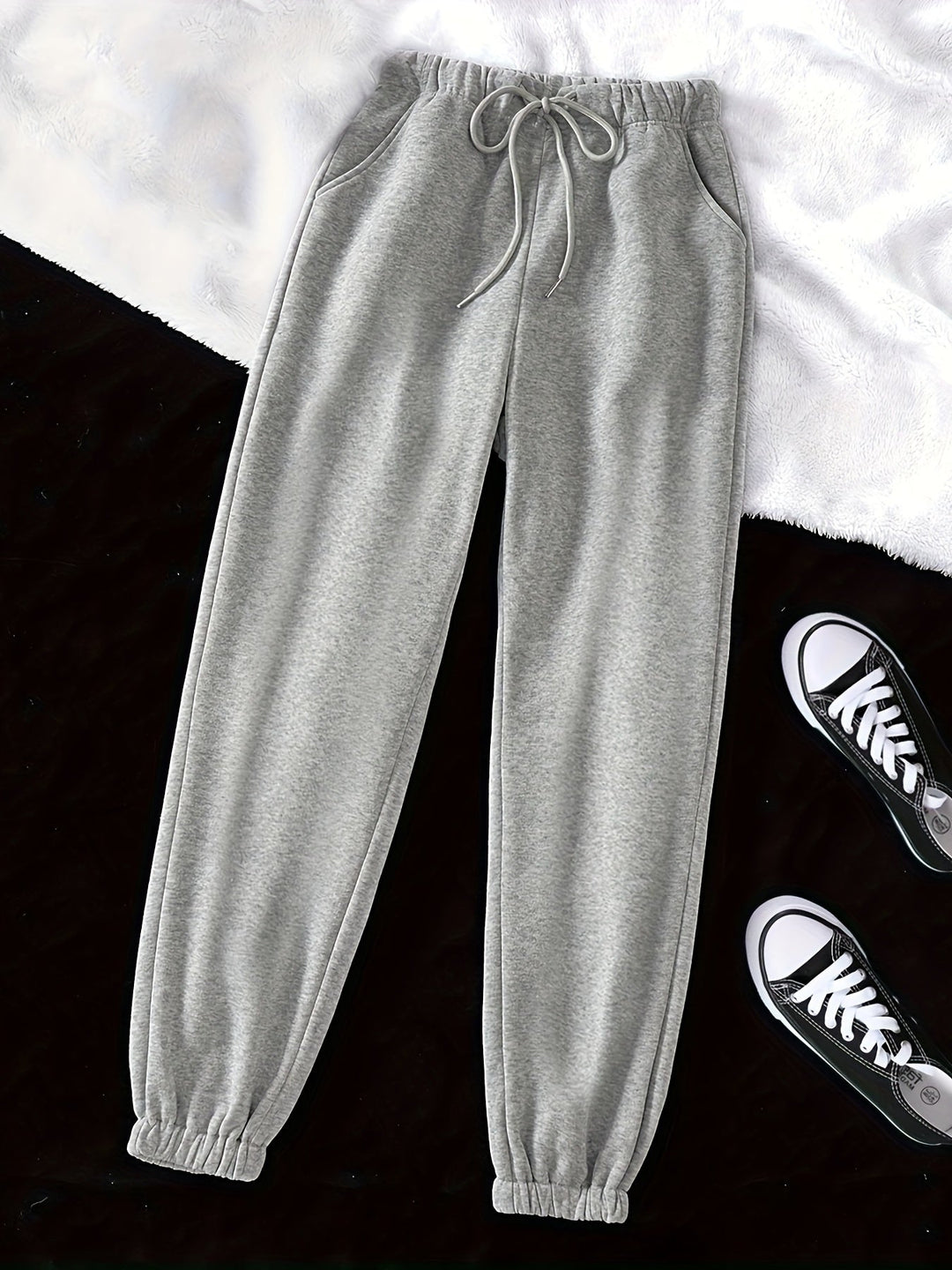 Relaxed Drawstring Joggers for Women