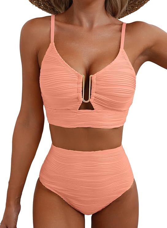 High-Waist Bikini for Women, Elegant Style