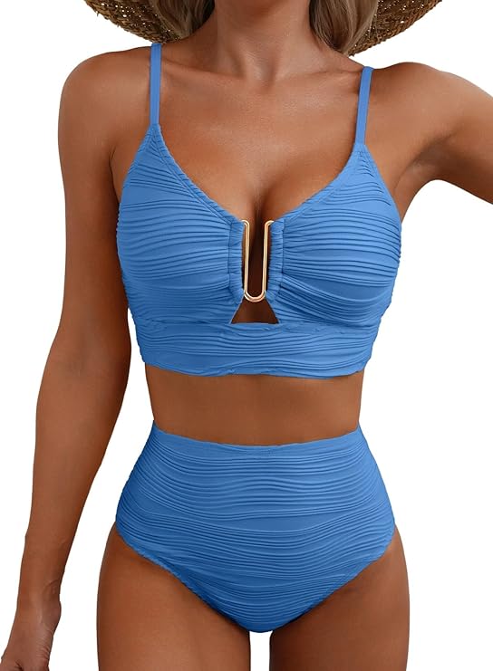 High-Waist Bikini for Women, Elegant Style