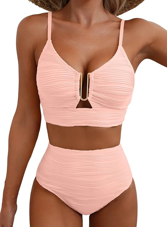 High-Waist Bikini for Women, Elegant Style