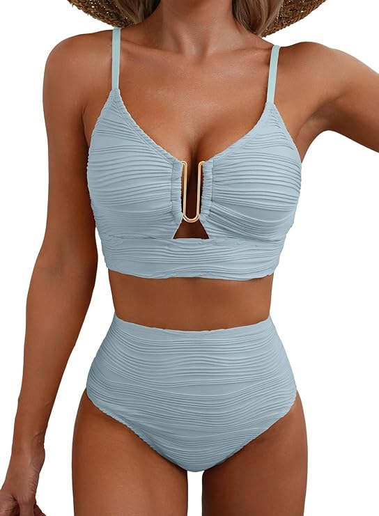High-Waist Bikini for Women, Elegant Style