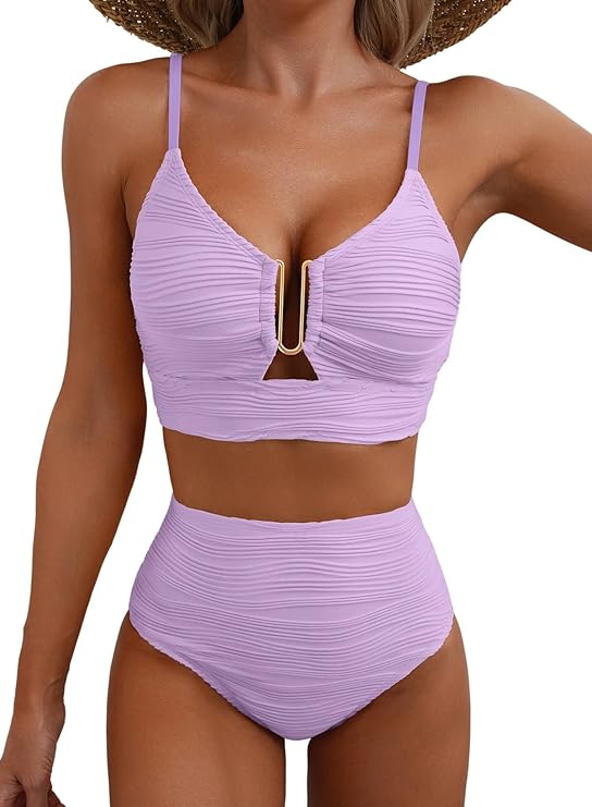 High-Waist Bikini for Women, Elegant Style