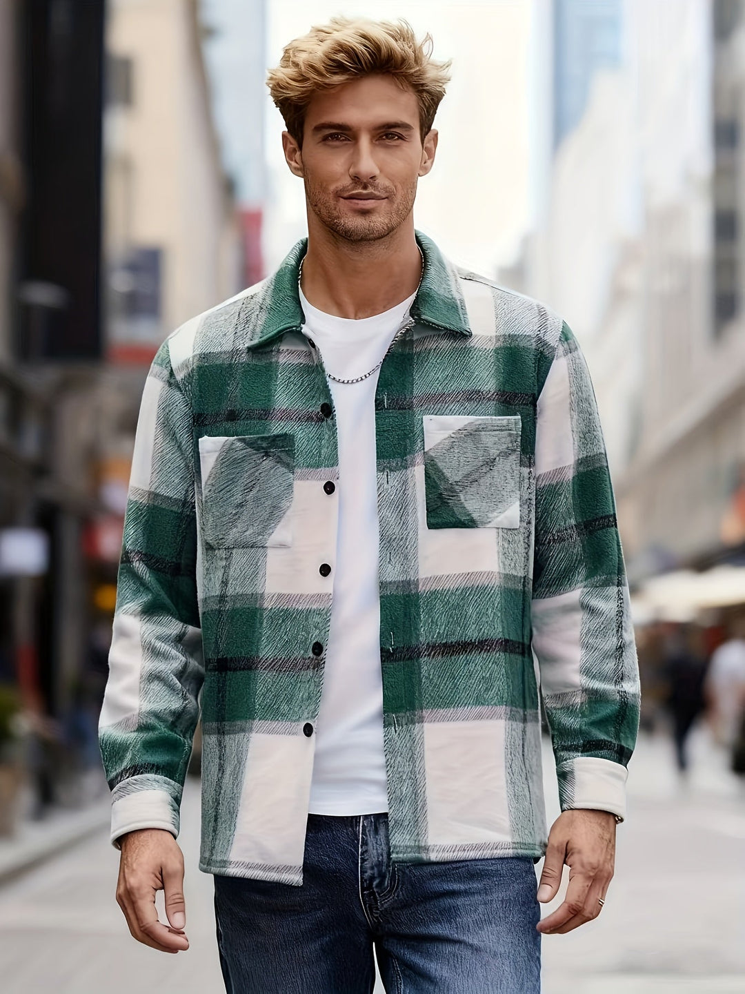 Check Overshirt, Men's Rugged Fit