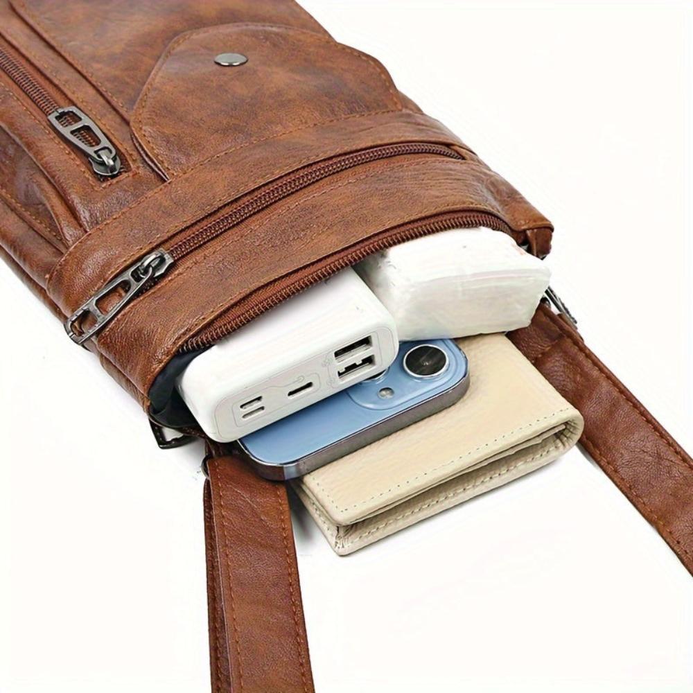 Retro Crossbody Bag, Classic Style